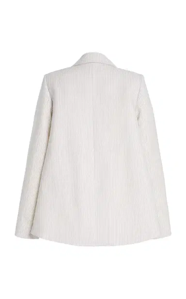 Brandon Maxwell The Haven  Trapeze Wool-Blend Blazer | Thumbnail 2