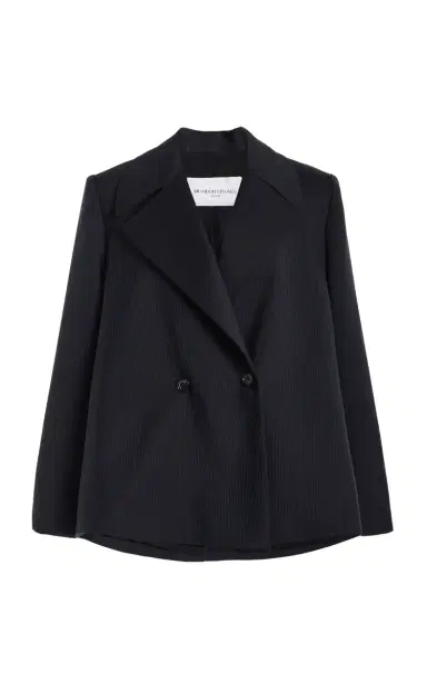 Brandon Maxwell The Haven  Trapeze Wool-Blend Blazer | Thumbnail 8