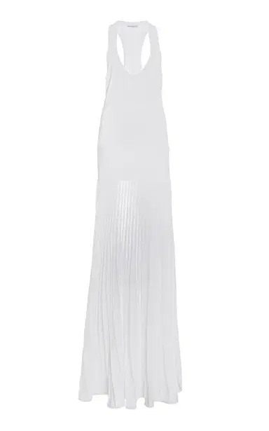 Brandon Maxwell The Delphine  Scoop Neck Racer Back Gown | Thumbnail 1
