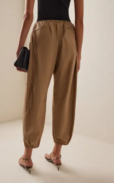Brandon Maxwell The Scout Cotton Tapered-Leg Cargo Pants | Thumbnail 4 Brandon Maxwell The Scout Cotton Tapered-Leg Cargo Pants | Thumbnail 4
