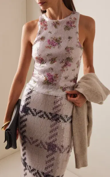 Brandon Maxwell The Noemi Embellished Tank Top | Thumbnail 2 Brandon Maxwell The Noemi Embellished Tank Top | Thumbnail 2