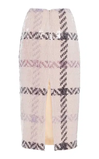 Brandon Maxwell The Mercer Paillette Patterned Midi Skirt | Thumbnail 6 Brandon Maxwell The Mercer Paillette Patterned Midi Skirt | Thumbnail 6