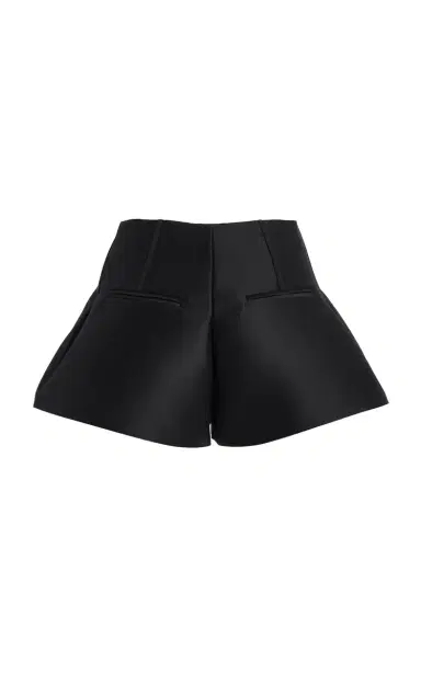 Brandon Maxwell The Cricket Bell-Shaped Wool-Silk Mini Shorts | Thumbnail 10