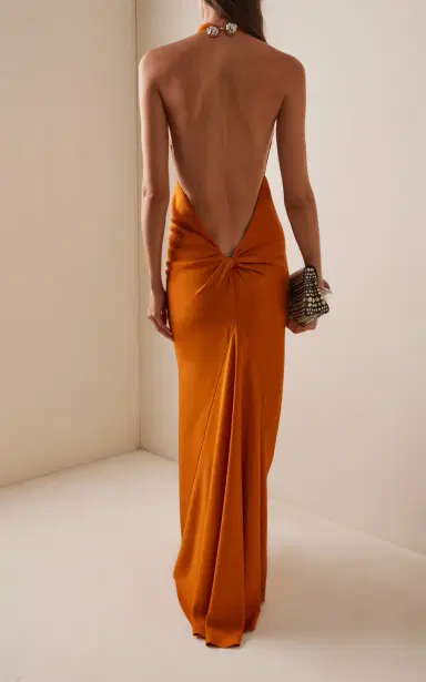 Brandon Maxwell The Ophelia Stretch-Crepe Gown | Thumbnail 4 Brandon Maxwell The Ophelia Stretch-Crepe Gown | Thumbnail 4