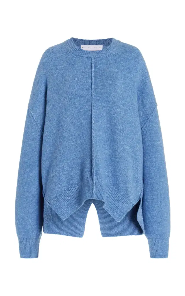 Kellen Knit Wool-Blend Sweater - Blue