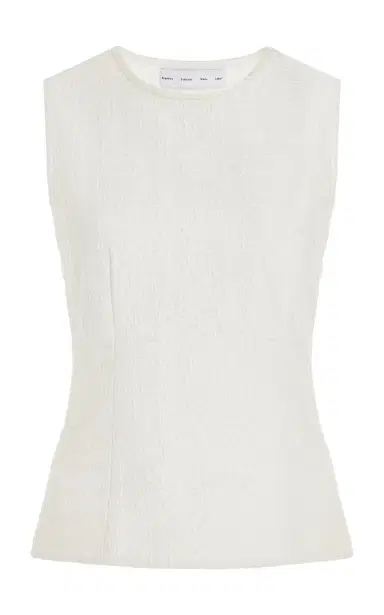Proenza Schouler White Label Hazel Cotton-Tweed Top | Thumbnail 6
