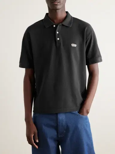 Visvim Jumbo Weller Garment-Dyed Cotton-Piqué Polo Shirt - Men | Thumbnail 3 Visvim Jumbo Weller Garment-Dyed Cotton-Piqué Polo Shirt - Men | Thumbnail 3