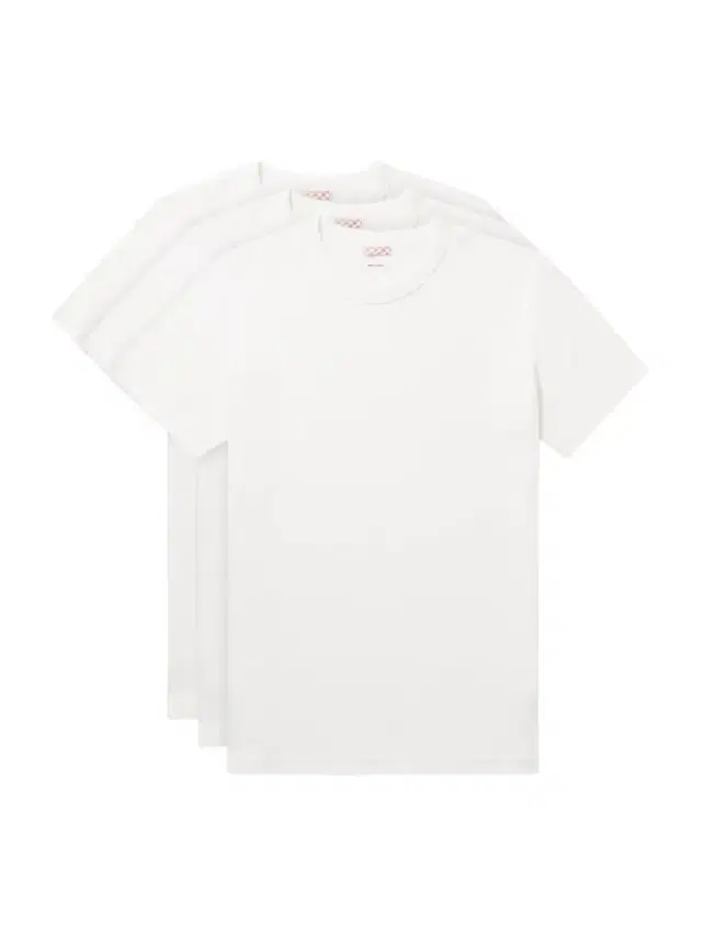Visvim Sublig Three-Pack Cotton-Blend Jersey T-Shirts - Men