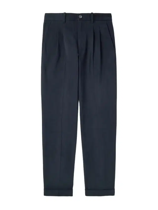 Slim-Fit Straight-Leg Pleated Stretch Cotton-Velvet Trousers - Men