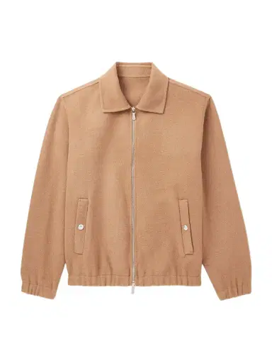 ELEVENTY Wool-Felt Bomber Jacket - Men | Thumbnail 1 ELEVENTY Wool-Felt Bomber Jacket - Men | Thumbnail 1
