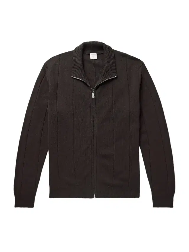 ELEVENTY Ribbed Wool Zip-Up Cardigan - Men