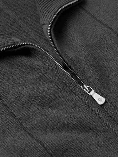ELEVENTY Ribbed Wool Zip-Up Cardigan - Men | Thumbnail 4 ELEVENTY Ribbed Wool Zip-Up Cardigan - Men | Thumbnail 4