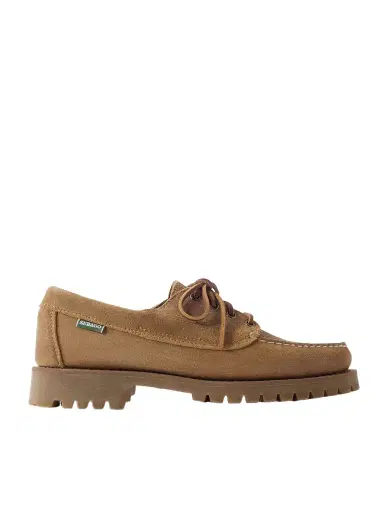 Sebago Askook Leather-Trimmed Waxed-Suede Boat Shoes - Men | Thumbnail 1