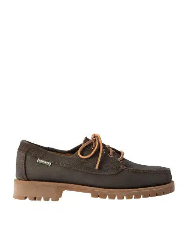 Sebago Askook Leather-Trimmed Waxed-Suede Boat Shoes - Men | Thumbnail 1 Sebago Askook Leather-Trimmed Waxed-Suede Boat Shoes - Men | Thumbnail 1