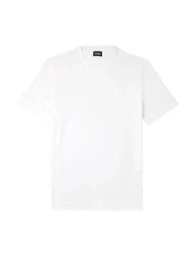 Zegna Slim-Fit Logo-Embroidered Cotton-Jersey T-Shirt - Men | Thumbnail 1