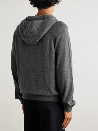 Loro Piana Cashmere Zip-Up Hoodie - Men | Thumbnail 3