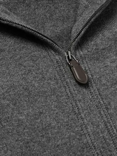 Loro Piana Cashmere Zip-Up Hoodie - Men | Thumbnail 4