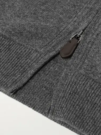 Loro Piana Cashmere Zip-Up Hoodie - Men | Thumbnail 5