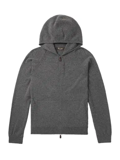 Loro Piana Cashmere Zip-Up Hoodie - Men | Thumbnail 1
