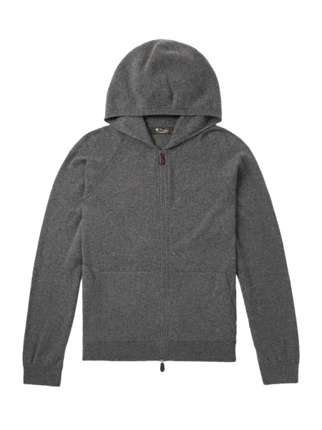 Loro Piana Cashmere Zip-Up Hoodie - Men