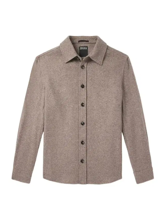 Zegna Cashmere and Silk-Blend Shirt - Men