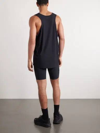 Satisfy Embellished Logo-Appliquéd Space-O™ Mesh Tank Top - Men | Thumbnail 4
