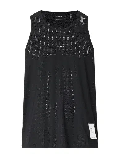 Satisfy Embellished Logo-Appliquéd Space-O™ Mesh Tank Top - Men | Thumbnail 1