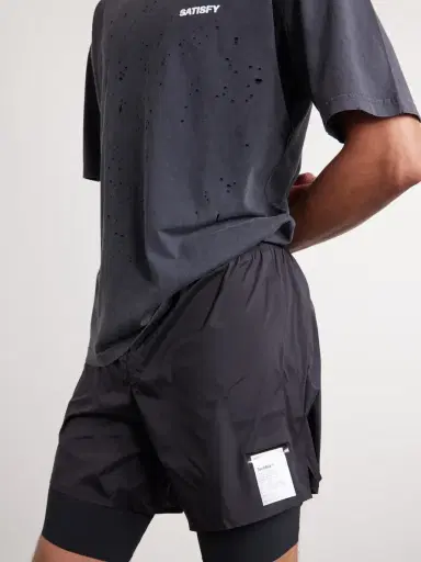 Satisfy Slim-Fit Layered 8" Techsilk and Justice&trade; coldblack&reg; Shorts - Men | Thumbnail 5