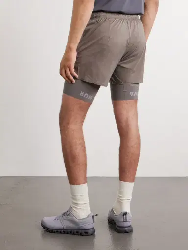 Satisfy Slim-Fit Layered 8" Techsilk and Justice&trade; coldblack&reg; Shorts - Men | Thumbnail 4