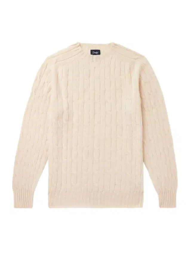 Cable-Knit Brushed-Wool Sweater - Men