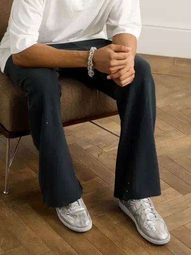 Maison Margiela Replica Leather-Trimmed Shell Sneakers - Men | Thumbnail 2 Maison Margiela Replica Leather-Trimmed Shell Sneakers - Men | Thumbnail 2