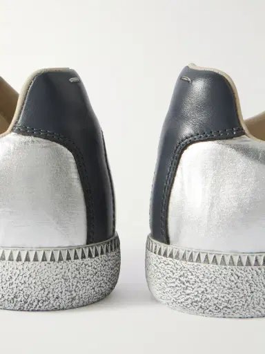 Maison Margiela Replica Leather-Trimmed Shell Sneakers - Men | Thumbnail 5 Maison Margiela Replica Leather-Trimmed Shell Sneakers - Men | Thumbnail 5