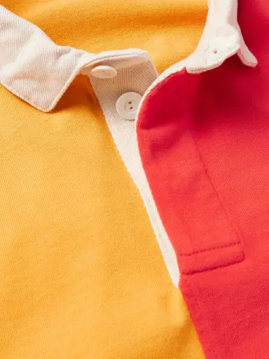 Drake's Colour-Blocked Cotton-Jersey Polo Shirt - Men | Thumbnail 4 Drake's Colour-Blocked Cotton-Jersey Polo Shirt - Men | Thumbnail 4