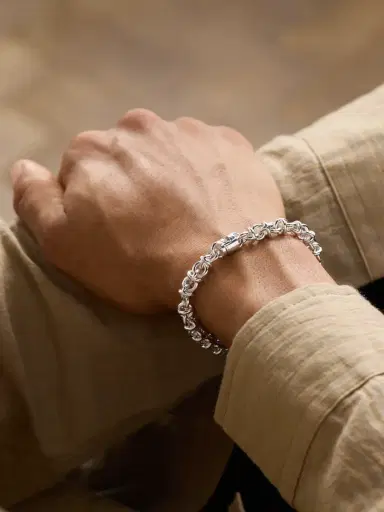 LE GRAMME Le 29g Recycled Sterling Silver Bracelet - Men | Thumbnail 2 LE GRAMME Le 29g Recycled Sterling Silver Bracelet - Men | Thumbnail 2