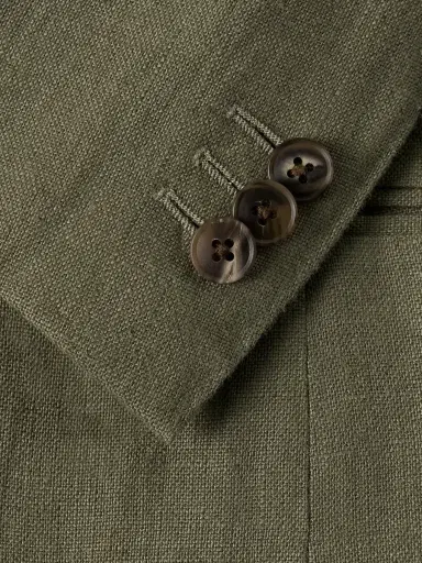 Saman Amel Unstructured Linen Suit Jacket - Men | Thumbnail 4 Saman Amel Unstructured Linen Suit Jacket - Men | Thumbnail 4