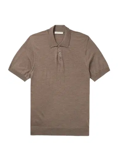 Saman Amel Slim-Fit Wool Polo Shirt - Men | Thumbnail 1 Saman Amel Slim-Fit Wool Polo Shirt - Men | Thumbnail 1
