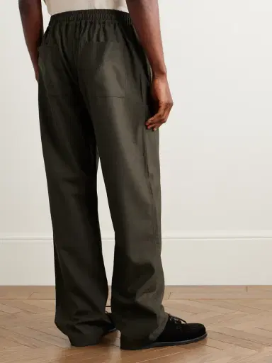 Saman Amel Straight-Leg Wool Drawstring Trousers - Men | Thumbnail 4 Saman Amel Straight-Leg Wool Drawstring Trousers - Men | Thumbnail 4