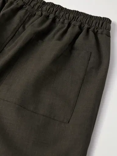Saman Amel Straight-Leg Wool Drawstring Trousers - Men | Thumbnail 5 Saman Amel Straight-Leg Wool Drawstring Trousers - Men | Thumbnail 5