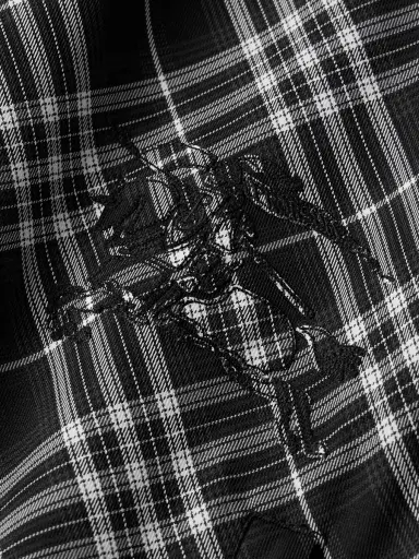 Burberry Reversible Logo-Embroidered Checked Twill and Shell Hooded Jacket - Men | Thumbnail 4 Burberry Reversible Logo-Embroidered Checked Twill and Shell Hooded Jacket - Men | Thumbnail 4