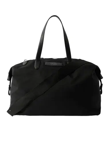 Smythson Norton Leather-Trimmed Canvas Weekend Bag - Men | Thumbnail 1