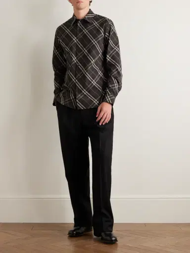 Burberry Checked Cotton Shirt - Men | Thumbnail 2