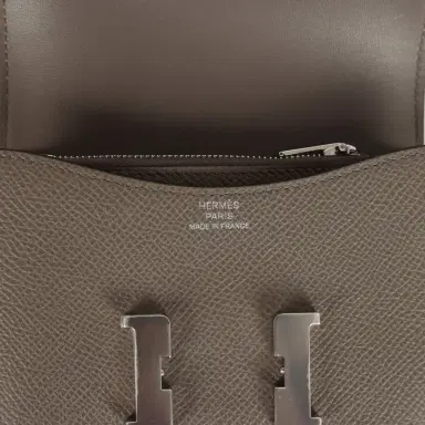 HERMÈS Hermes Constance Slim Wallet Etain Epsom Palladium Hardware | Thumbnail 7