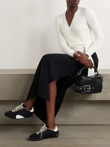 Allude Wool Wrap Cardigan | Thumbnail 2