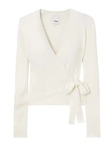 Allude Wool Wrap Cardigan | Thumbnail 1