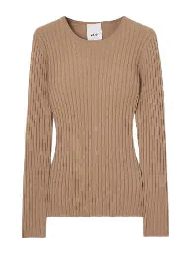 Allude Ribbed Cashmere Sweater | Thumbnail 1
