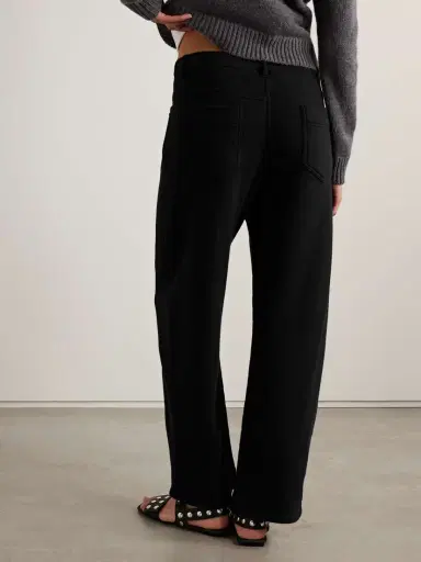 Nili Lotan Tribeca Cotton-jersey Barrel-leg Track Pants | Thumbnail 3