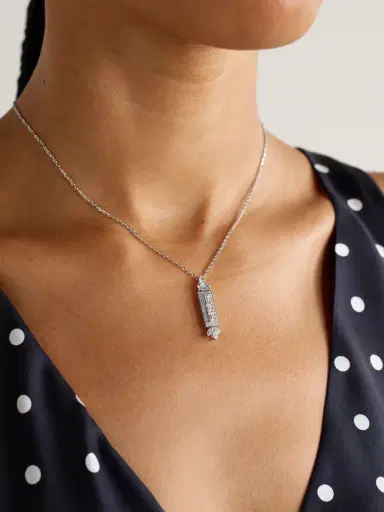 YEPREM 18-karat White Gold Diamond Necklace | Thumbnail 2 YEPREM 18-karat White Gold Diamond Necklace | Thumbnail 2