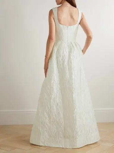 Rebecca Vallance Vanilla Dreams Cloqué Gown | Thumbnail 3 Rebecca Vallance Vanilla Dreams Cloqué Gown | Thumbnail 3