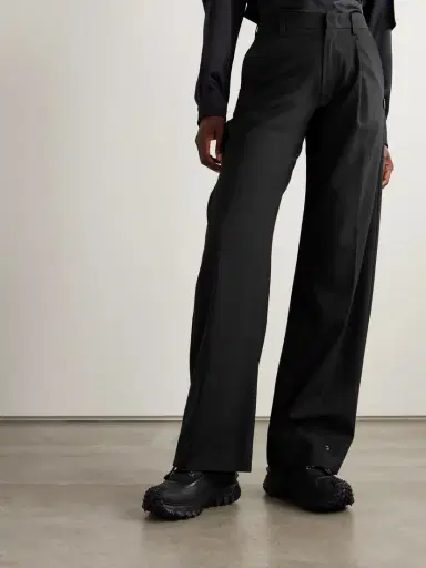 Moncler Genius + Edward Enninful Pleated Woven Wide-leg Pants | Thumbnail 3 Moncler Genius + Edward Enninful Pleated Woven Wide-leg Pants | Thumbnail 3