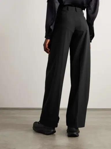 Moncler Genius + Edward Enninful Pleated Woven Wide-leg Pants | Thumbnail 4 Moncler Genius + Edward Enninful Pleated Woven Wide-leg Pants | Thumbnail 4